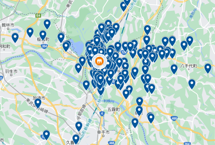 茨城県エリア地図