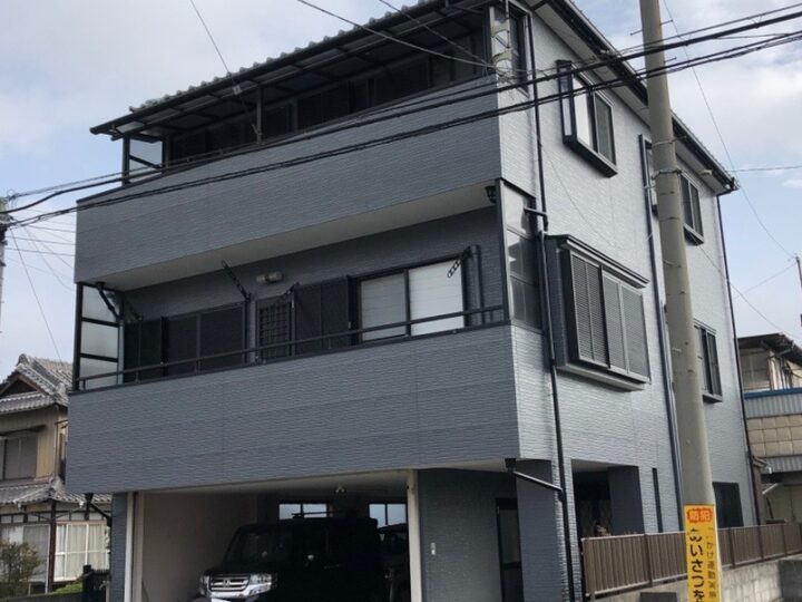 千葉県野田市 K様邸　外壁塗装、一部張替え工事
