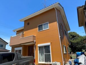 古河市M様邸外壁塗装工事